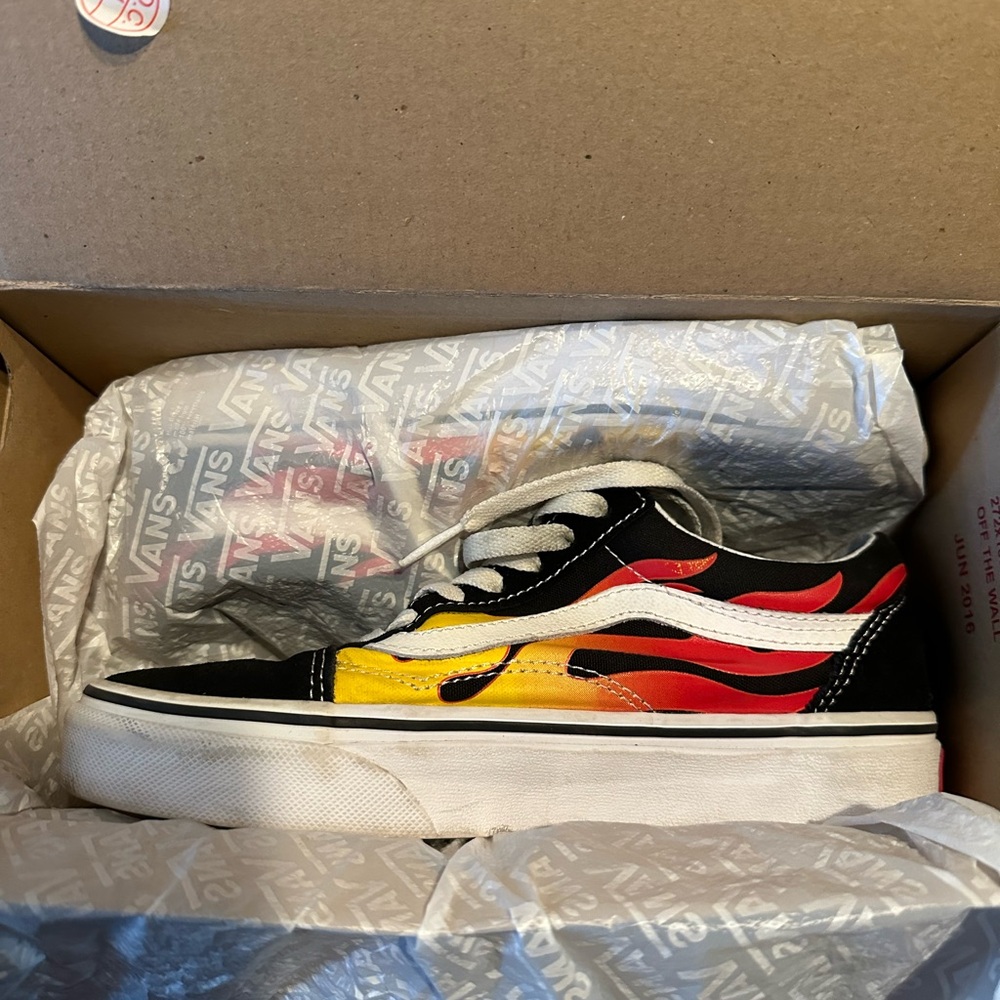 Flame Old Skool Vans